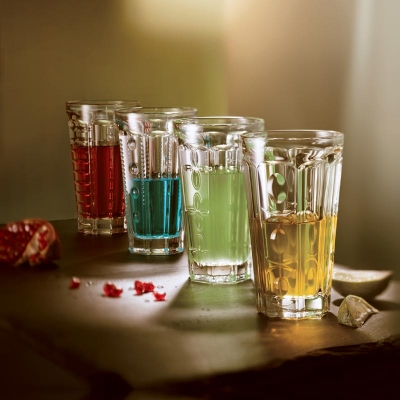 Long Drink Glas Saga - Blten aus Frankreich